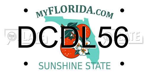 DCDL56 Florida License Plate