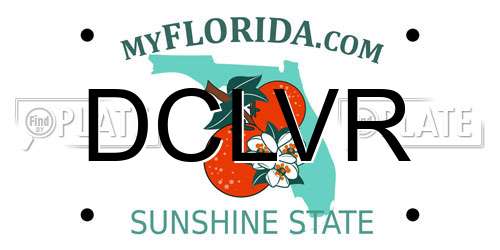 DCLVR Florida License Plate