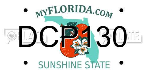 DCP130 Florida License Plate