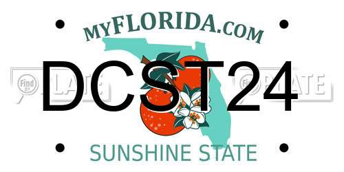 DCST24 Florida License Plate