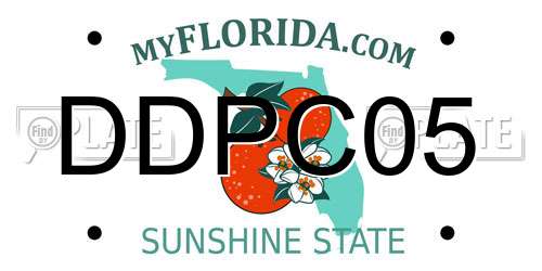 DDPC05 Florida License Plate