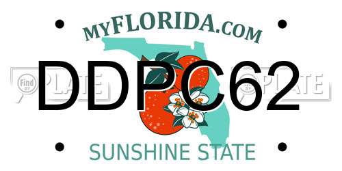 DDPC62 Florida License Plate
