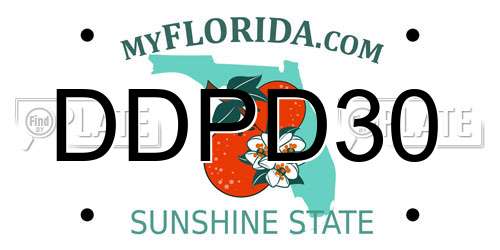 DDPD30 Florida License Plate