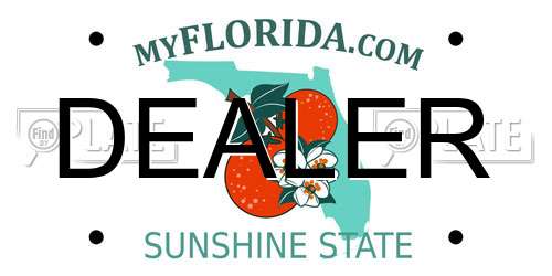 DEALER Florida License Plate