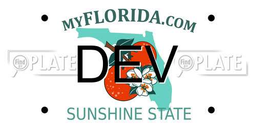DEV Florida License Plate