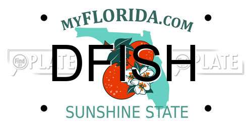 DFISH Florida License Plate