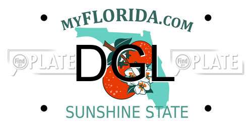 DGL Florida License Plate