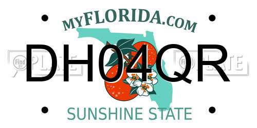 DH04QR Florida License Plate