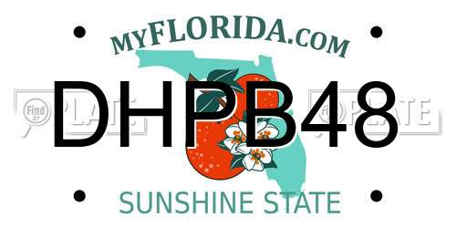 DHPB48 Florida License Plate
