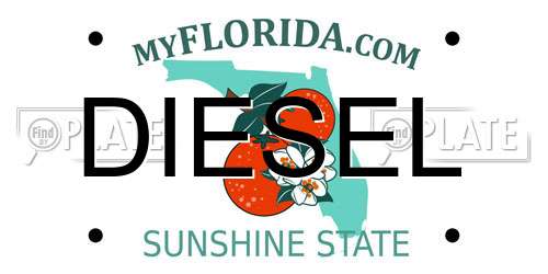 DIESEL Florida License Plate