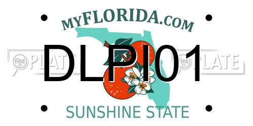 DLPI01 Florida License Plate
