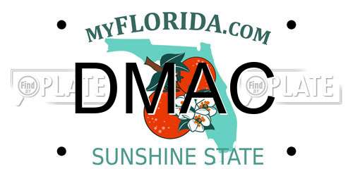 DMAC Florida License Plate