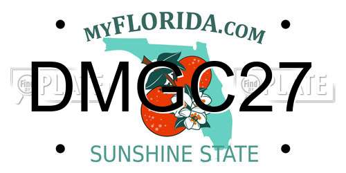 DMGC27 Florida License Plate