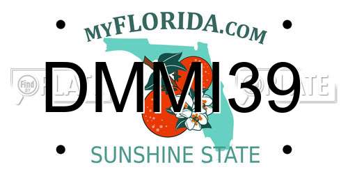 DMMI39 Florida License Plate