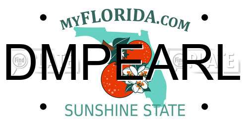 DMPEARL Florida License Plate