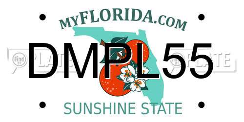 DMPL55 Florida License Plate