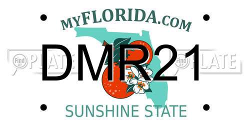 DMR21 Florida License Plate