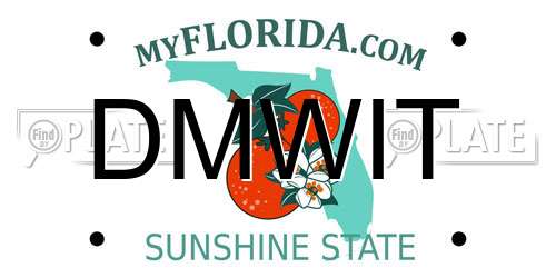 DMWIT Florida License Plate