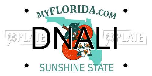 DNALI Florida License Plate