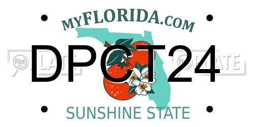 DPCT24 Florida License Plate