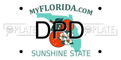 DPD Florida License Plate