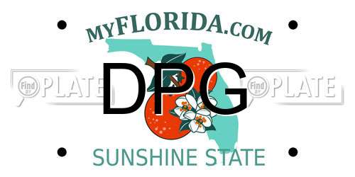DPG Florida License Plate