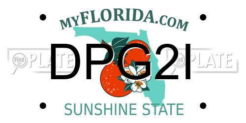 DPG2I Florida License Plate