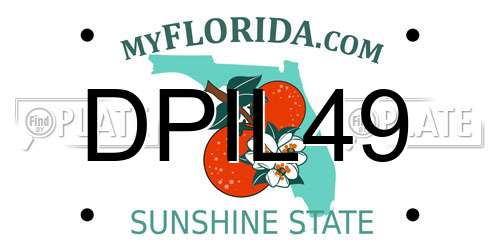 DPIL49 Florida License Plate
