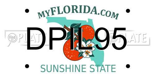 DPIL95 Florida License Plate