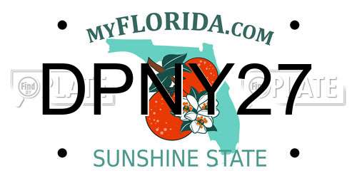 DPNY27 Florida License Plate