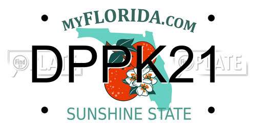 DPPK21 Florida License Plate