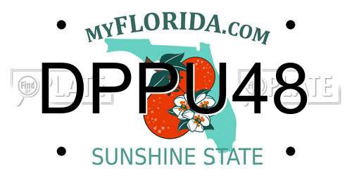 DPPU48 Florida License Plate