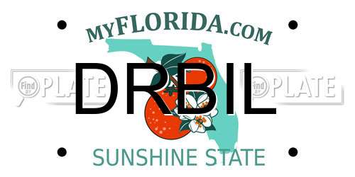 DRBIL Florida License Plate