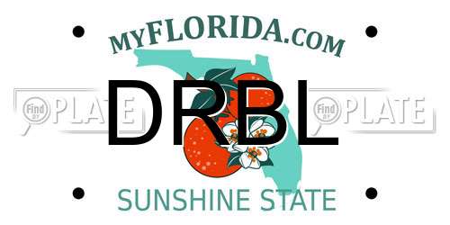 DRBL Florida License Plate