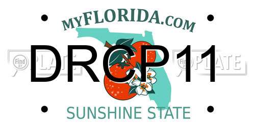 DRCP11 Florida License Plate