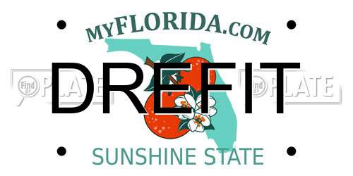 DREFIT Florida License Plate