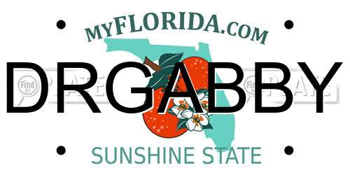 DRGABBY Florida License Plate