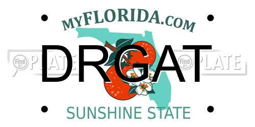 DRGAT Florida License Plate
