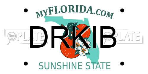 DRKIB Florida License Plate
