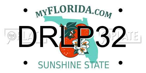 DRLP32 Florida License Plate