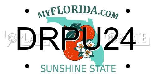 DRPU24 Florida License Plate