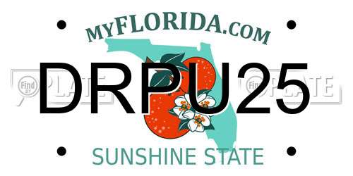 DRPU25 Florida License Plate