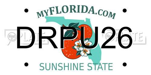 DRPU26 Florida License Plate