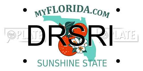 DRSRI Florida License Plate