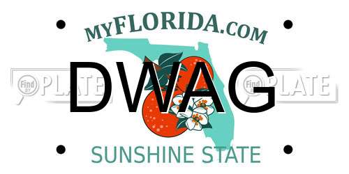 DWAG Florida License Plate