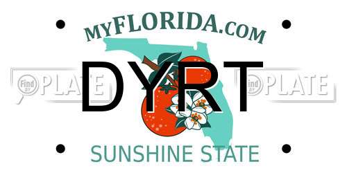 DYRT Florida License Plate