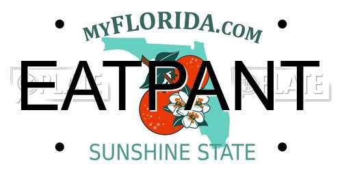 EATPANT Florida License Plate
