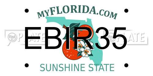 EBIR35 Florida License Plate