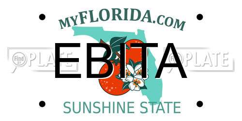 EBITA Florida License Plate