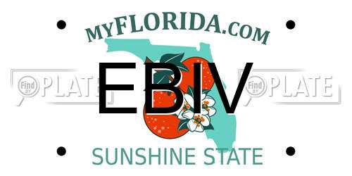 EBIV Florida License Plate